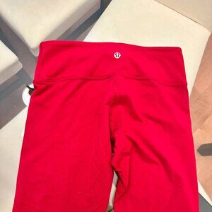 lululemon athletica Red Leggings 4